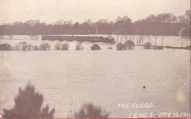 Flooding at Malling Brooks 1911