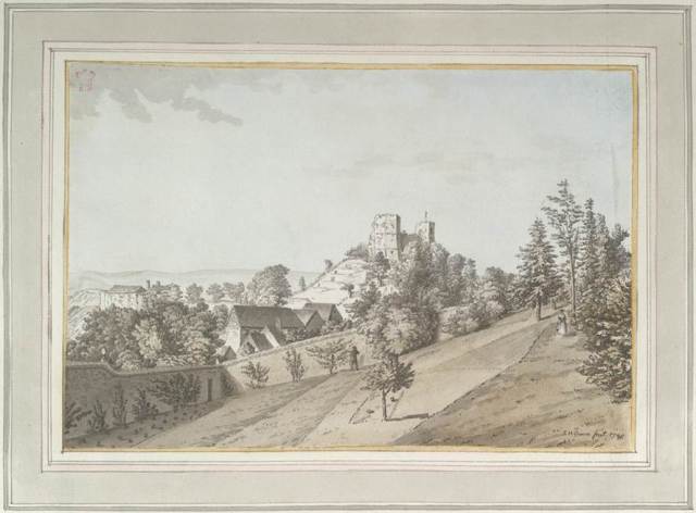 Grimm_Lewes_Castle_from_Shelley's_Garden Grimm_Lewes_Castle_from_Shelley's_Garden