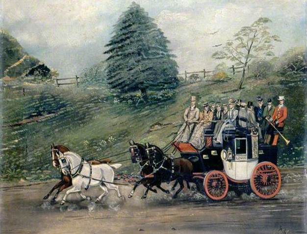 Lewes_Coach_on_the_Road