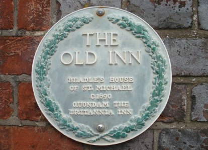 Britannia Inn plaque, Lewes