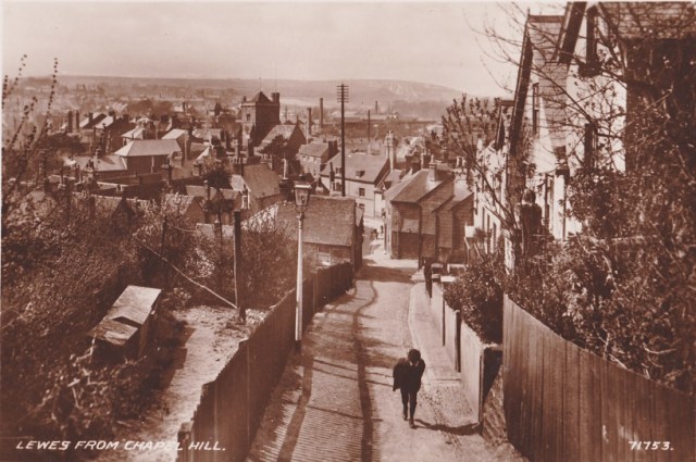 1920s_photograph_Lewes_from_Chapel_Hill