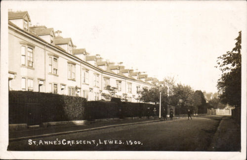 St_Anne's_Crescent_Lewes_Postcard