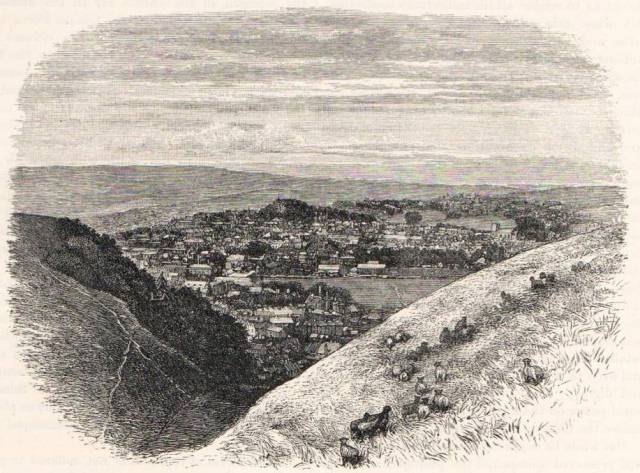 Lewes_from_the_Coombe_