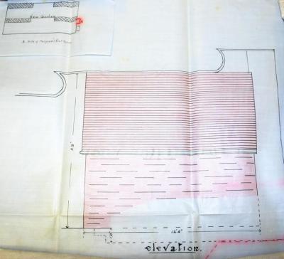 Macneill fruit store Elevation drawing