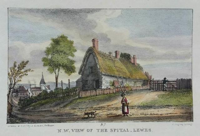 The_Spital_Lewes_Rouse_lithograph