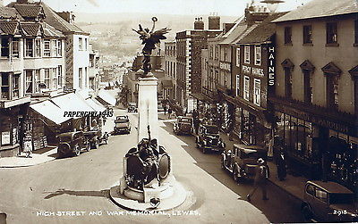 Lewes War Memorial postcard