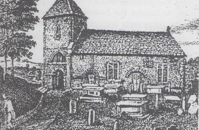 Original St Johns church, Rouse
