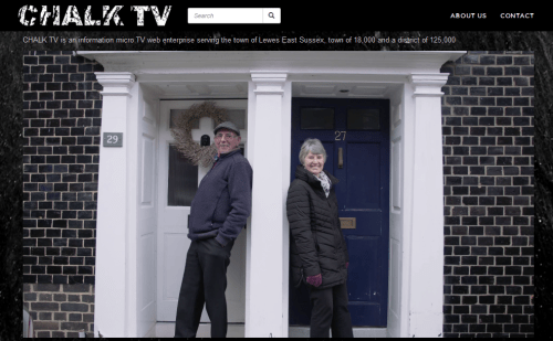 chalk tv shot Sun Street Lewes