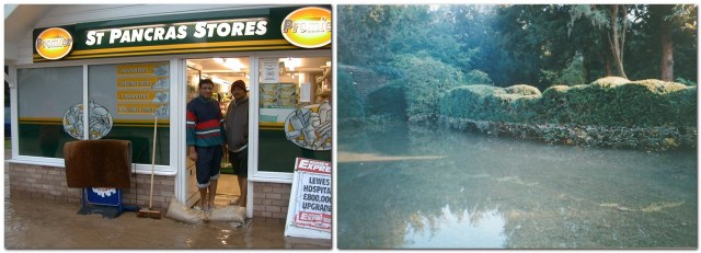 2000 Lewes flood St Pancras Stores Millmore garden strip