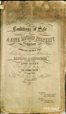 Sale of Acland Estate 1865, particulars
