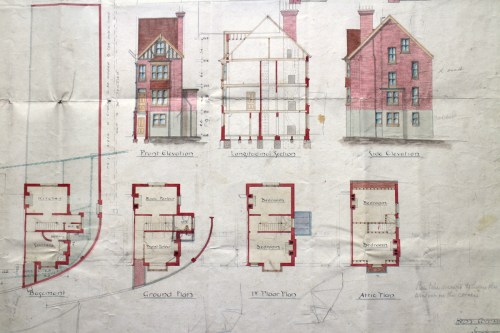 Plans of proposed house at 41 Grange Road