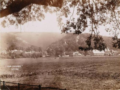 The Coombe, Lewes, postcard