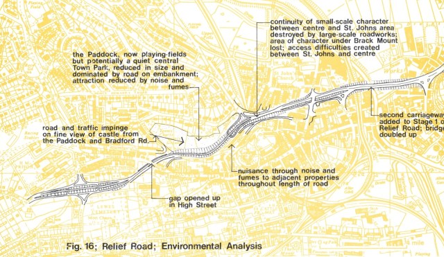 Lewes Inner Relief Road, environmental anaysis