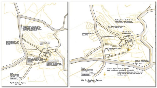 Northern, and Southern bypasses, Lewes