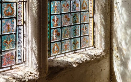 Carlotta Luke photo of window of Southover Grange, Lewes