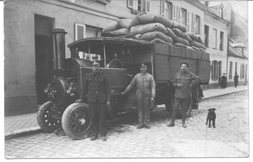 Military steam lorry