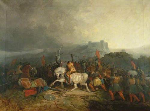 Battle of Lewes, painting attributed to T. Hardy