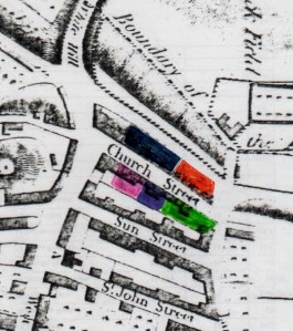 06 Map showing blocks sold, Lewes