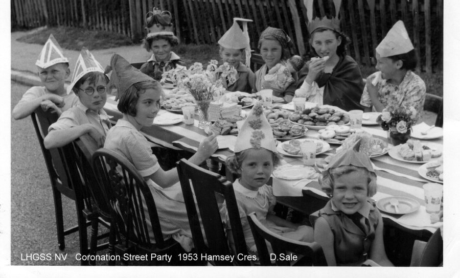 Lewes, Nevill 1953 Hamsey Crescent Coronation Street Party