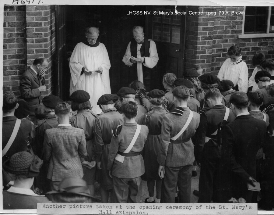 Lewes, Nevill 1962 April, St Mary's Social Centre 16 Opening Ceremony