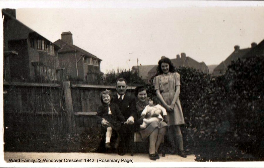 Lewes, Nevill, Ward Family 22 Windover Crescent 1942
