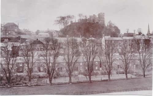 Paddock Road and Lewes Castle photo c. 1890
