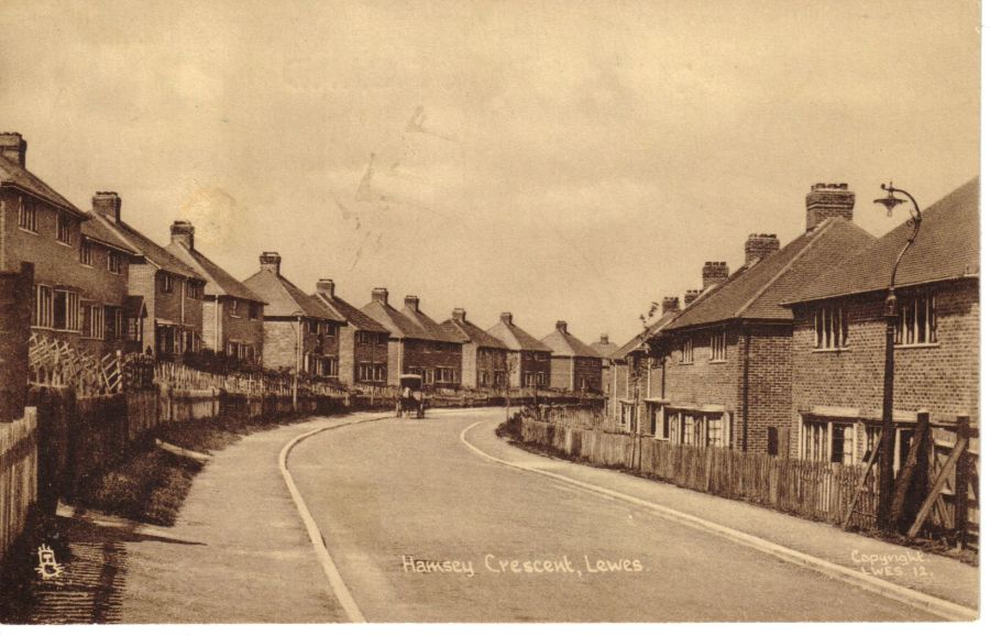 Hamsey Crescent - Raphael Tuck Postcard
