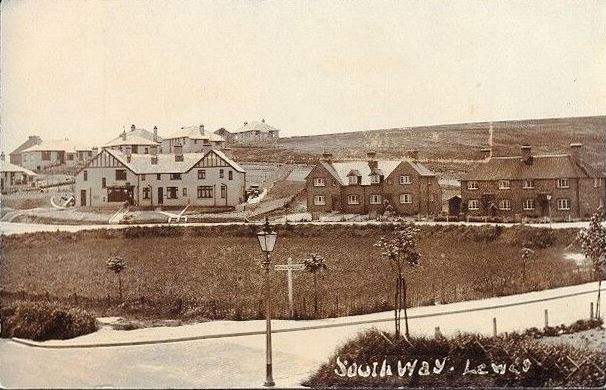 South Way, Lewes, postcard