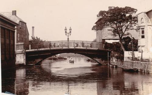Photo of Cliffe Bridge, Lewes, 1888