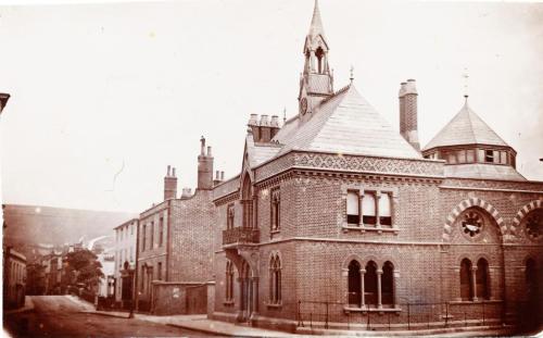 Fitzroy Library, Lewes, photo taken between 1862 and 1868