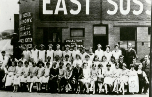 Lewes Steam Laundry staff