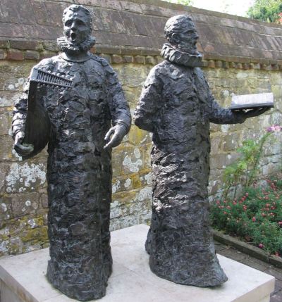 Madrigal Singers sculpture, Grange Gardens, Lewes