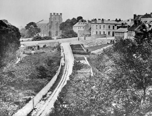 St John sub Castro Church, Lewes, before later Victorian development
