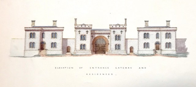 Elevation of Proposed Lewes Prison, 1848, ESRO