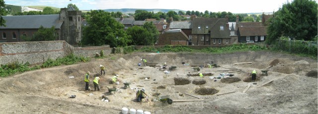 Lewes House excavation