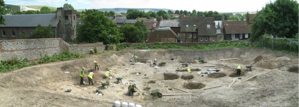 Lewes House excavation