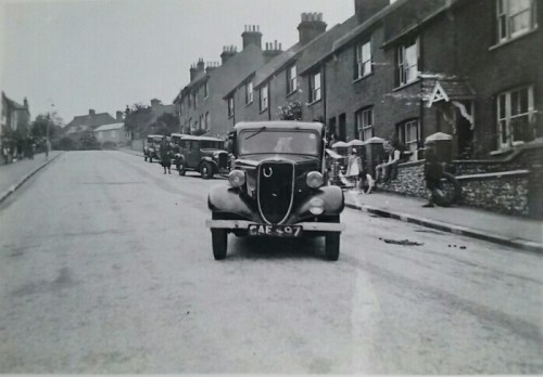 Leicester Road Lewes, postcard