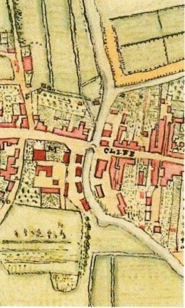James Lamber Plan of Lewes 1788, extract