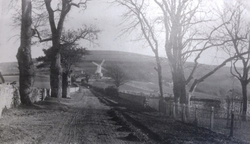 Malling Mill from Church Lane c. 1905