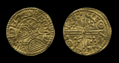 Gold coin produced in Lewes 978-1013