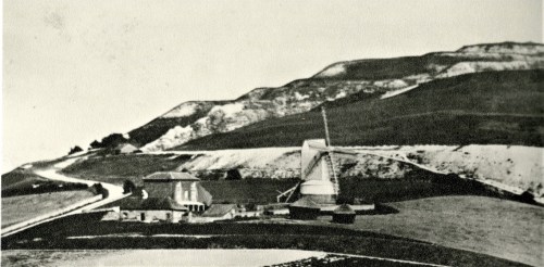 Malling Mill and Mill House, Lewes, c.1860