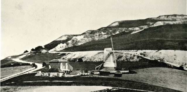 Malling Mill and Mill House, Lewes, c.1860