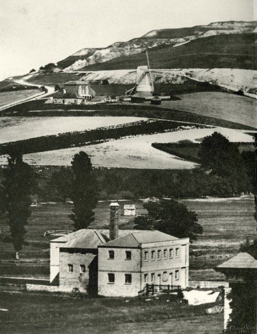 Malling Windmill and Mill House from The Wallands, Reeves, c. 1858-1868