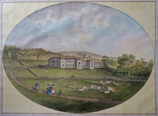 Firle Place, by Lambert Jnr 1786