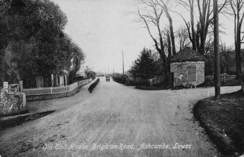 Old Tollhouse, Brighton Road, Ashcombe, Lewes, postcard