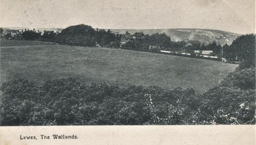 The Wallands, Lewes, Francis Frith postcard postmarked 1904