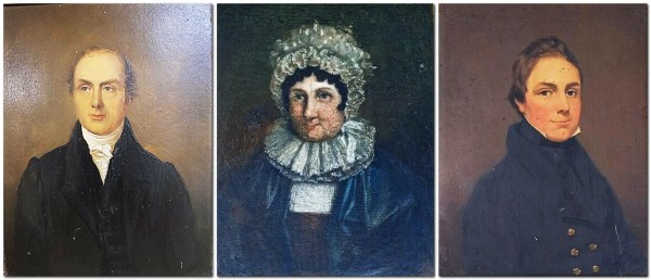 Latter, Sarah, and John Latter Parsons, portraits