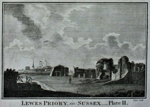 Lewes Priory Plate II, Boswell 1786