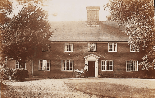 Bliss postcard of farmhouse, posted from Cooksbridge in 1911