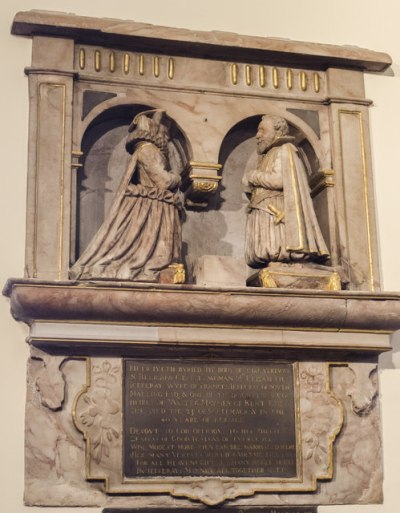 Francis and Elizabeth Jefferay memorial, Ringmer Church